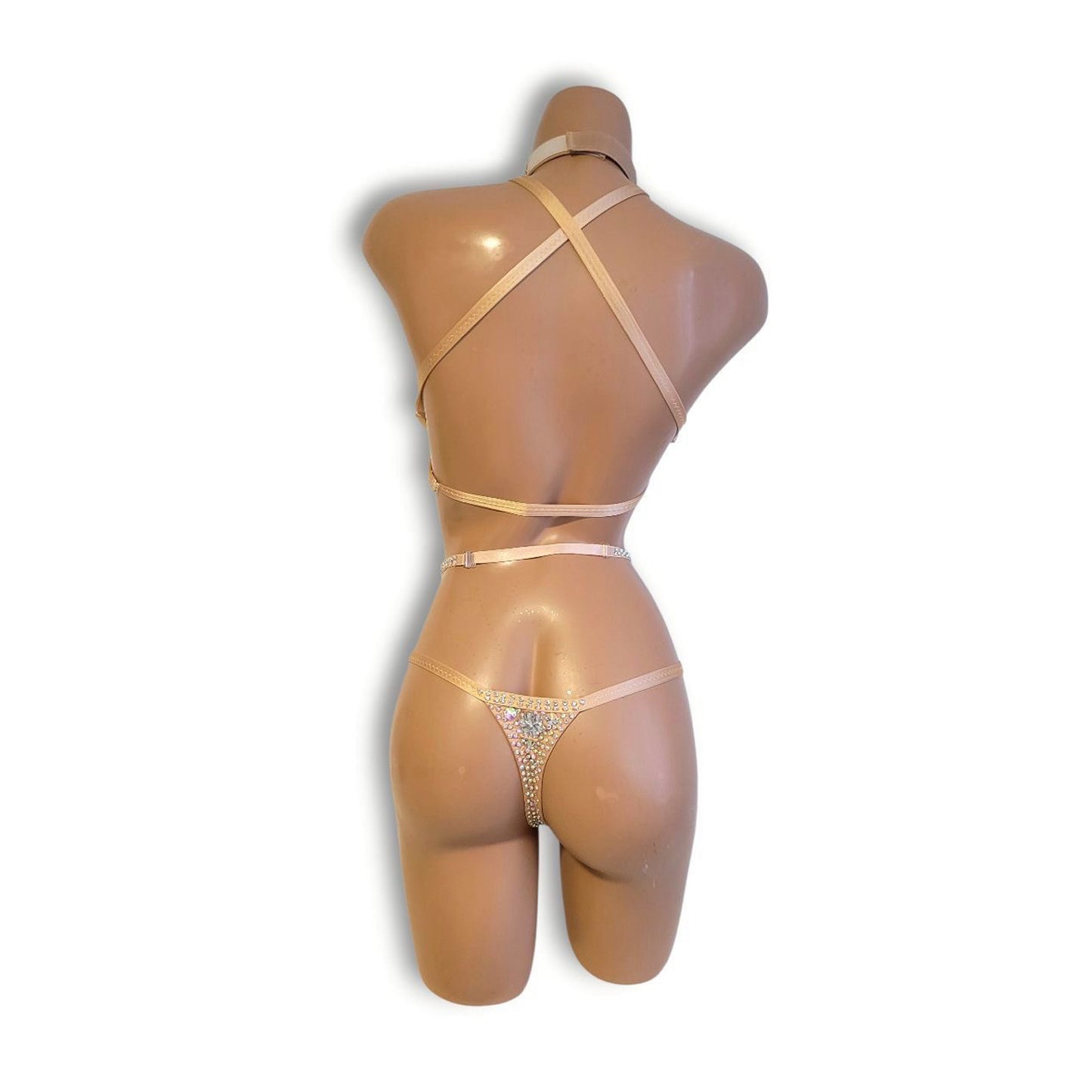 オーロラビジューハイウエストビキニB