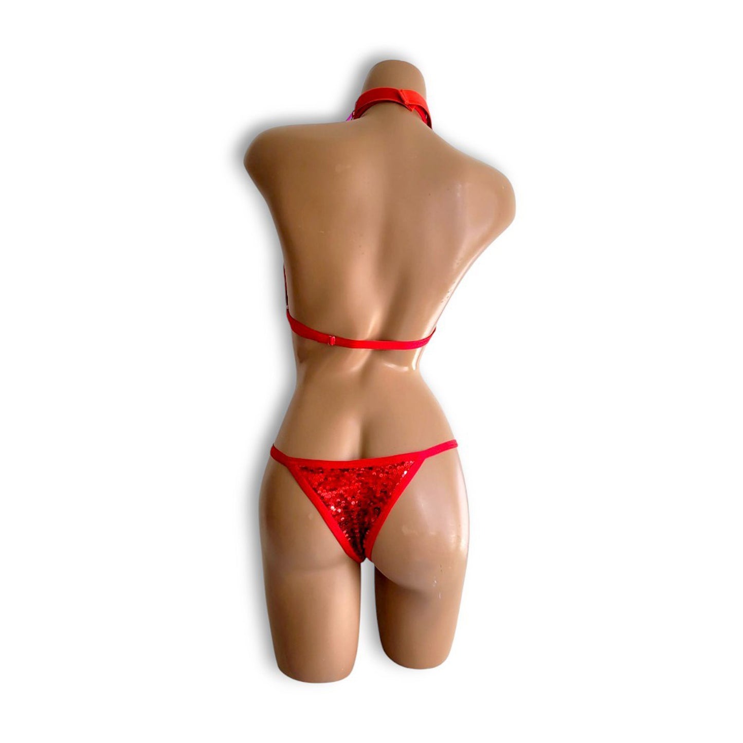 Prism Red Teddy & Skirt Set (Half Back)