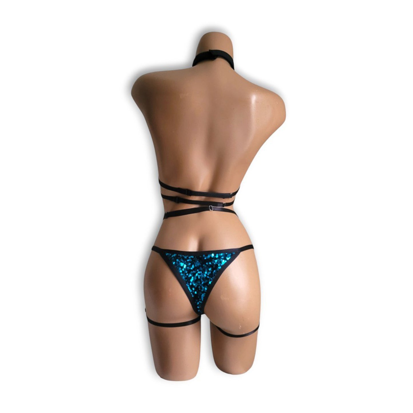 アクアブルークラッシュセパレートハーネスセット(ハーフバック)