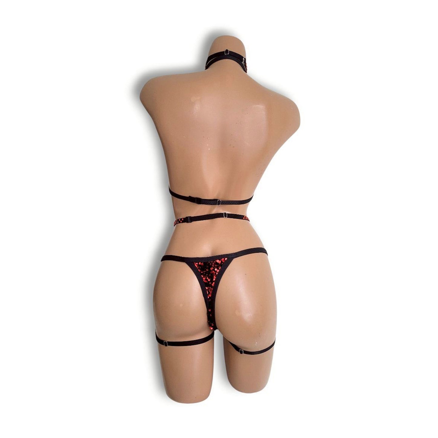 レッドラッシュハイウエストビキニ