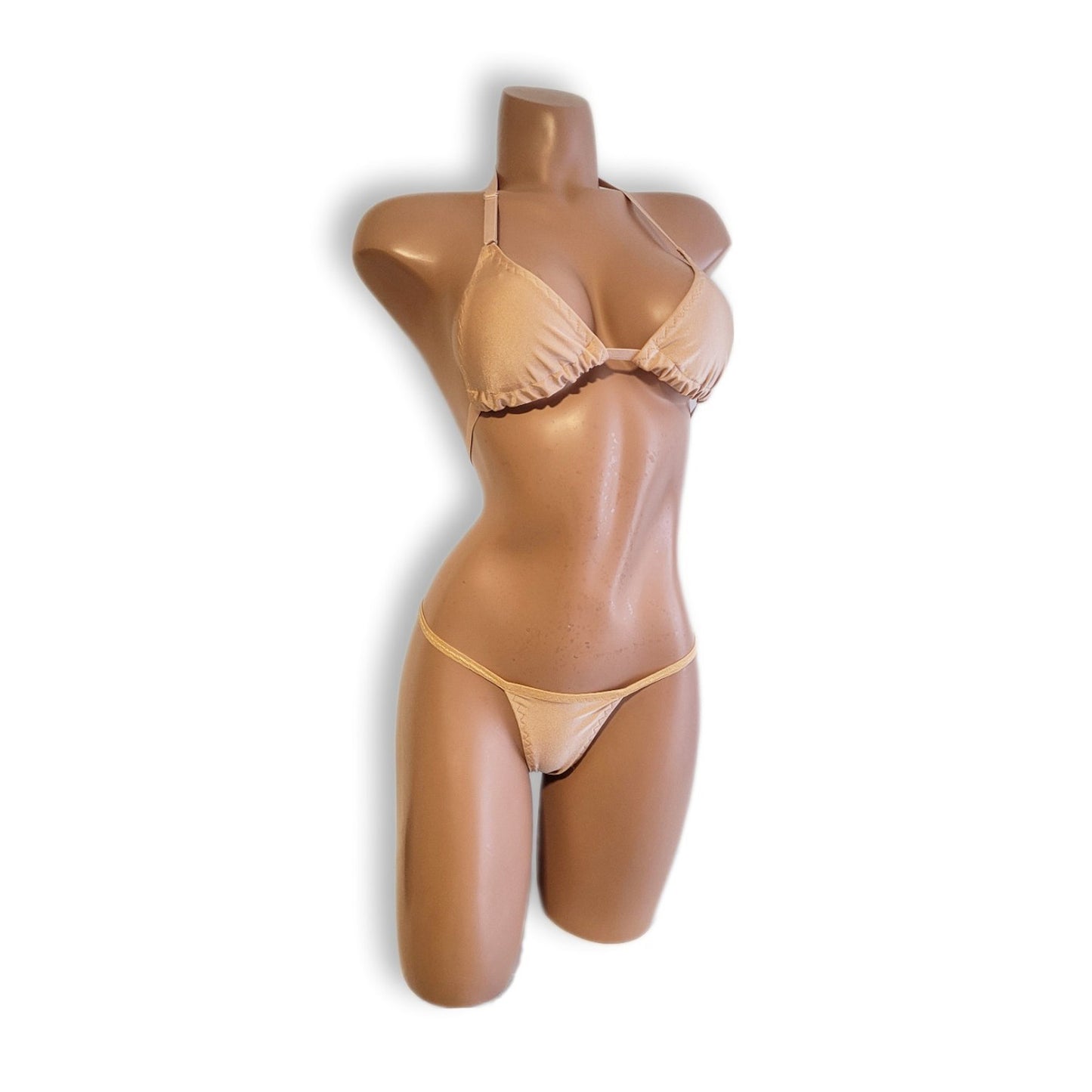 Beige Innerwear Set (with Built-in Pads)