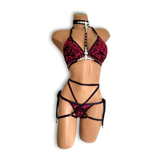 Red Crush Separate Harness Set (Full Back)