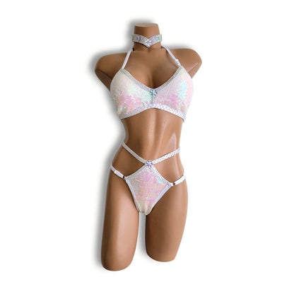 White Aurora High-Waist Bikini