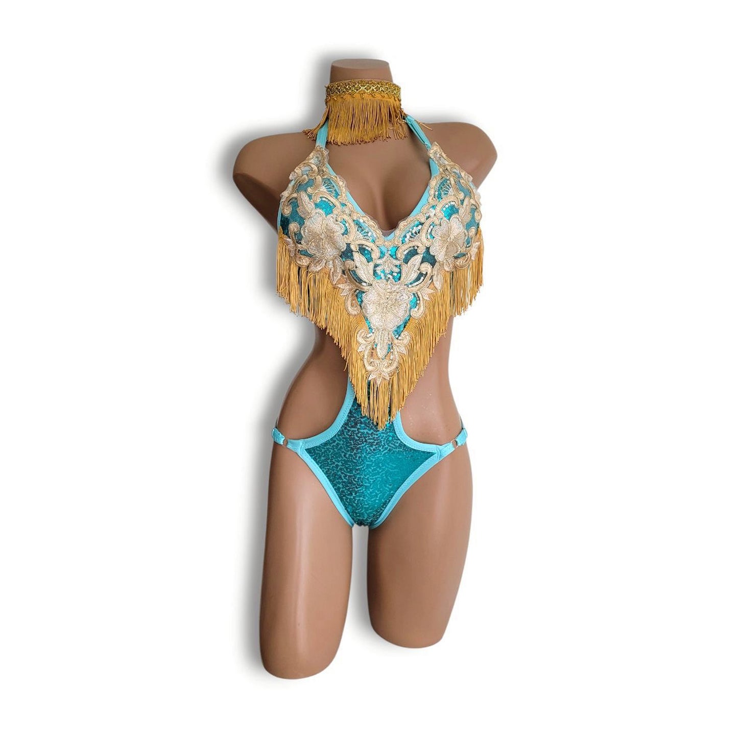 ミントモチーフフリンジテディ