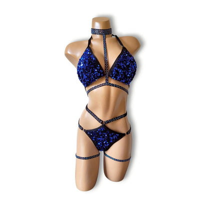 Royal Blue Rush High-Waist Bikini B