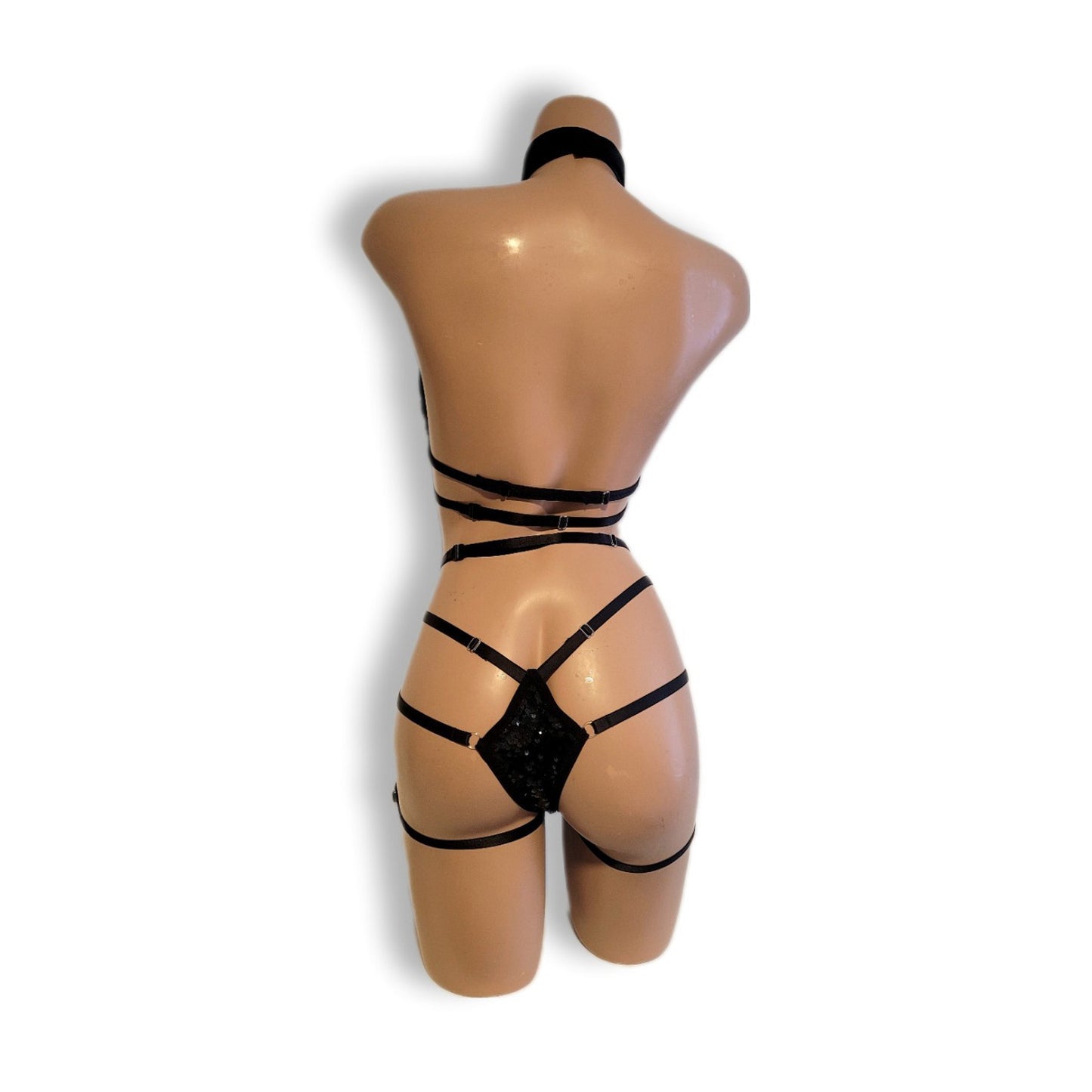 Black Separate Harness Set