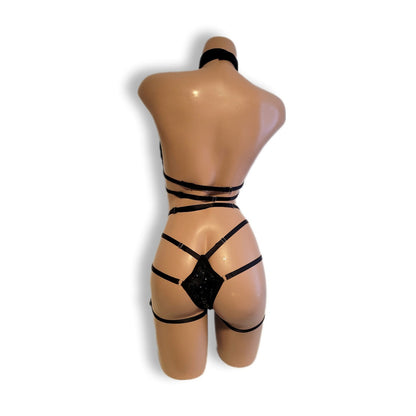 Black Separate Harness Set