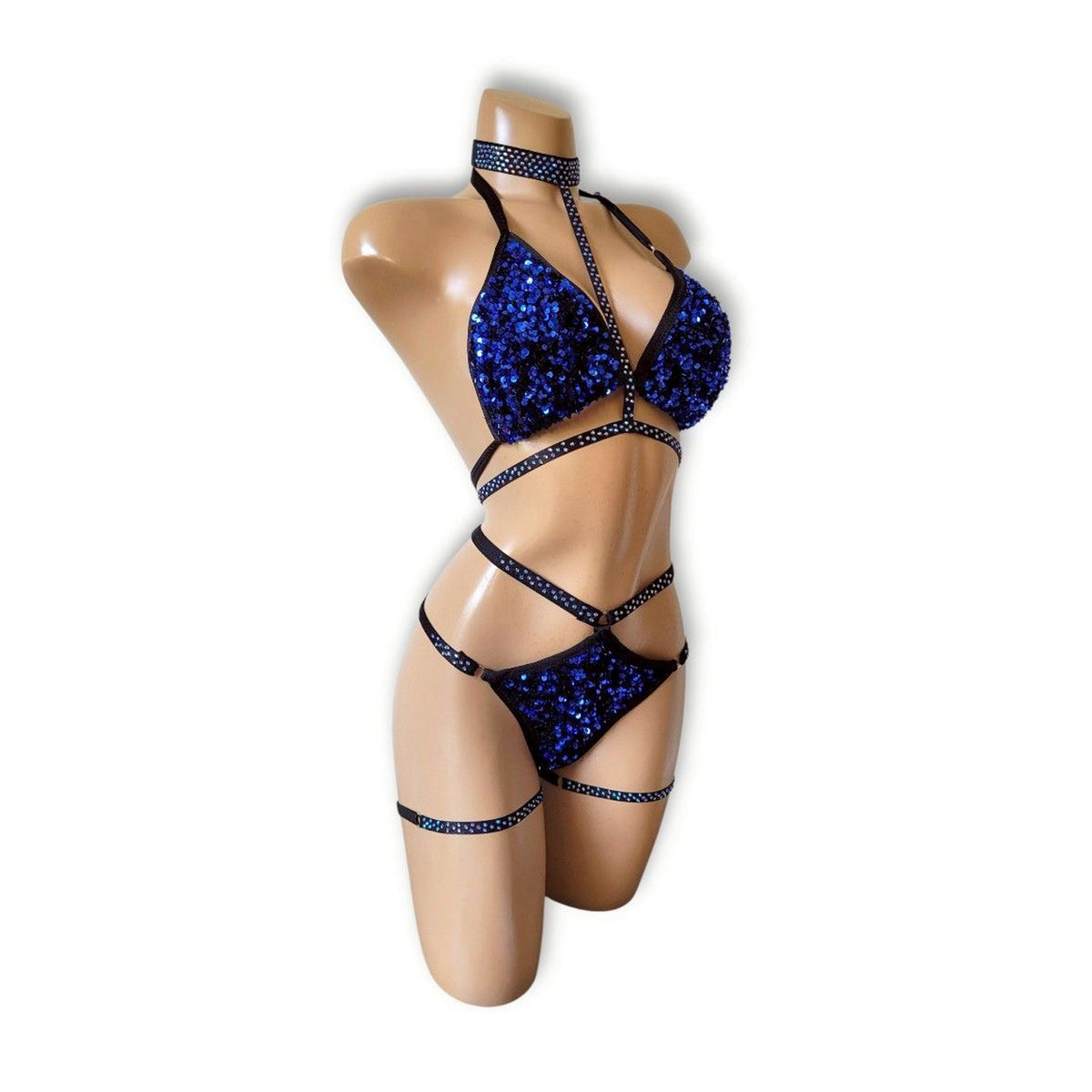 Royal Blue Rush High-Waist Bikini B