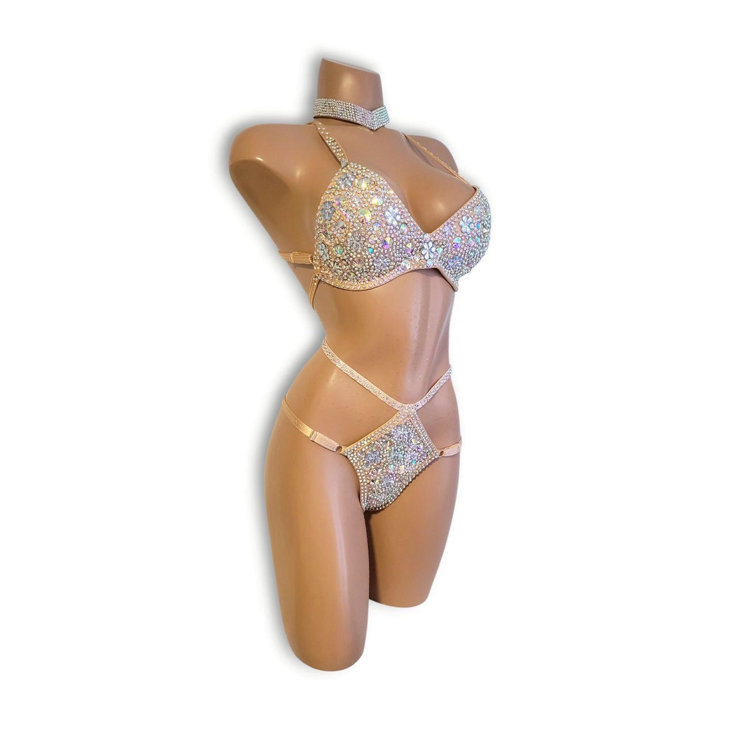 オーロラビジューハイウエストビキニB