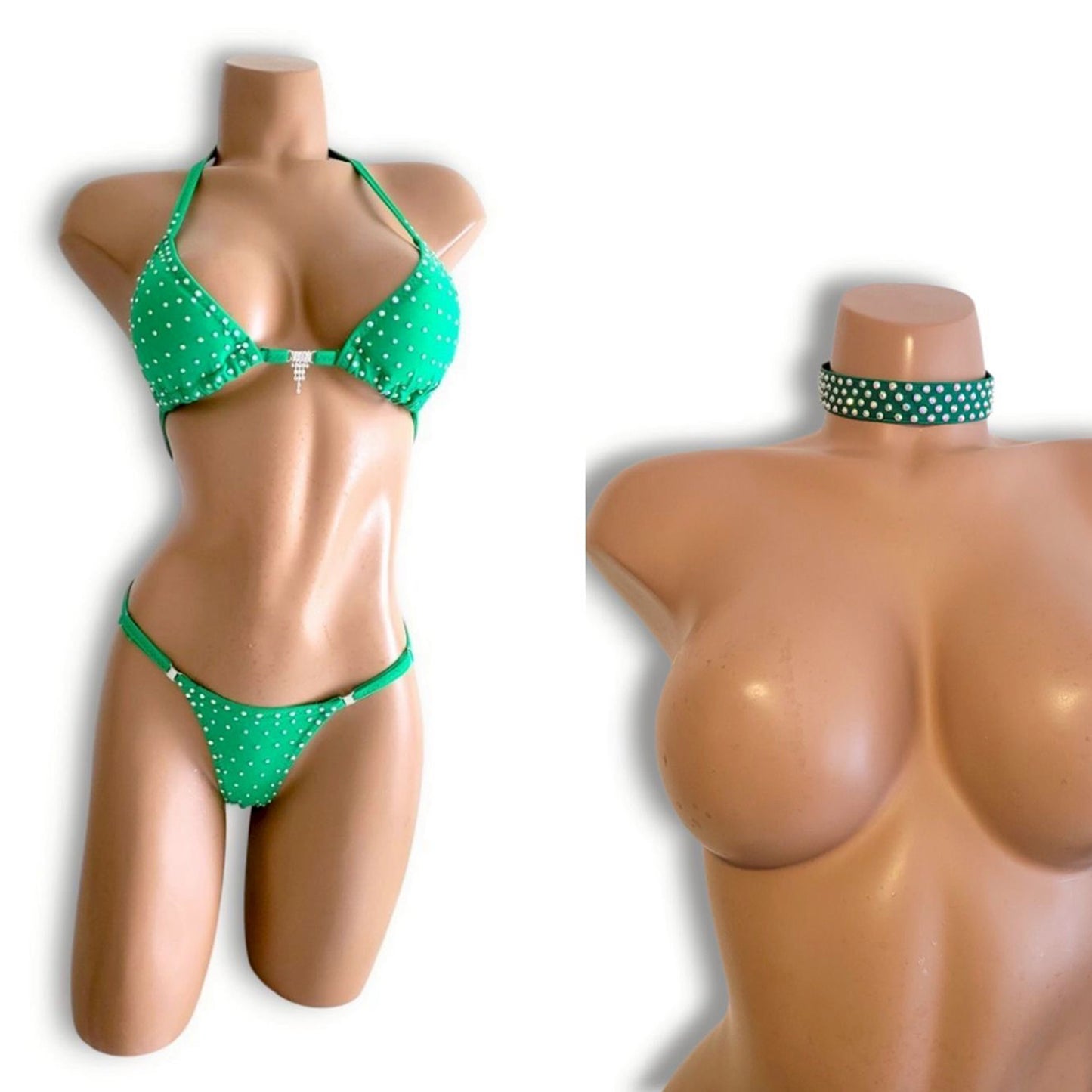 Green Stone Bikini C