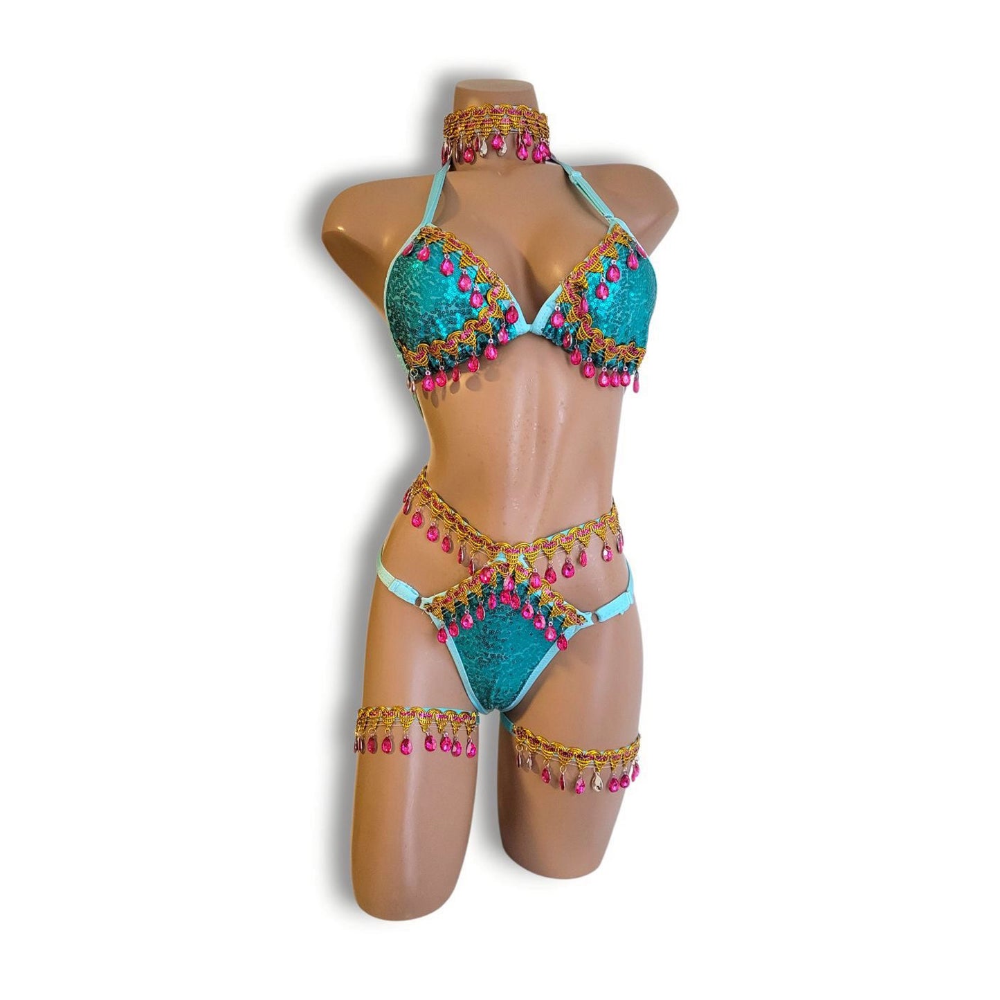 ミントアラビアンハイウエストビキニ（Tバック）