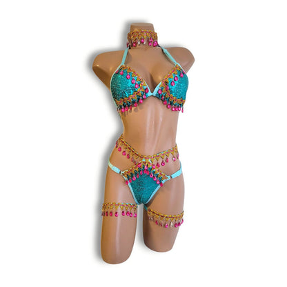 ミントアラビアンハイウエストビキニ（Tバック）