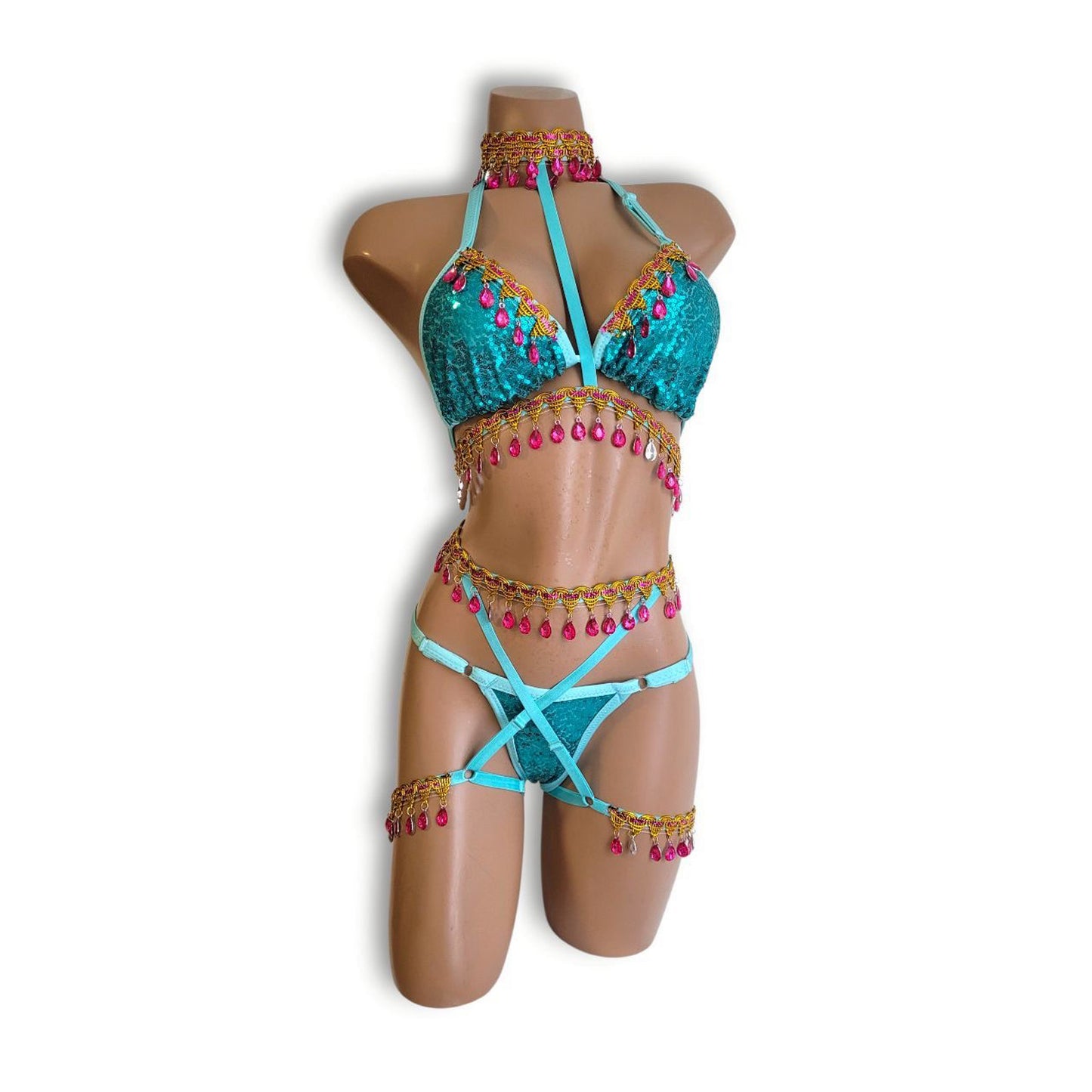 ミントアラビアンセパレートハーネスセット（Tバック）