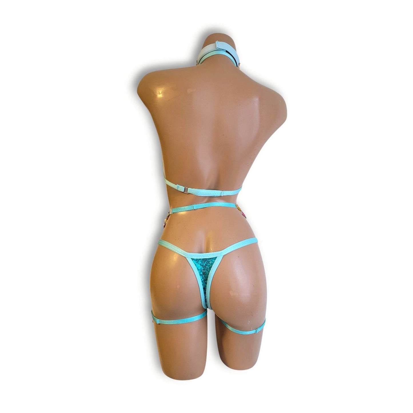 ミントアラビアンハイウエストビキニ（Tバック）