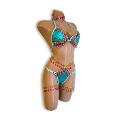 ミントアラビアンハイウエストビキニ（Tバック）