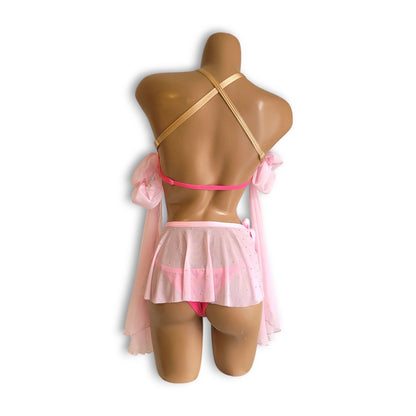 Aurora Princess Teddy Skirt Set