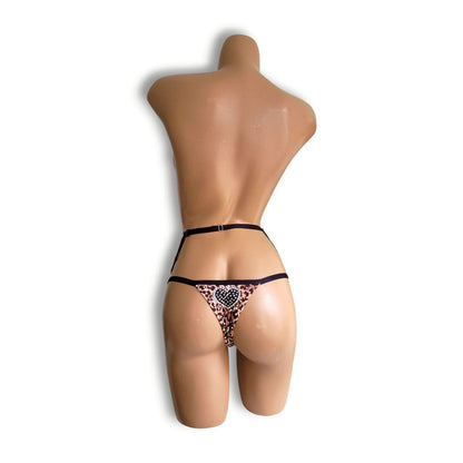 黒レオパードビキニセット