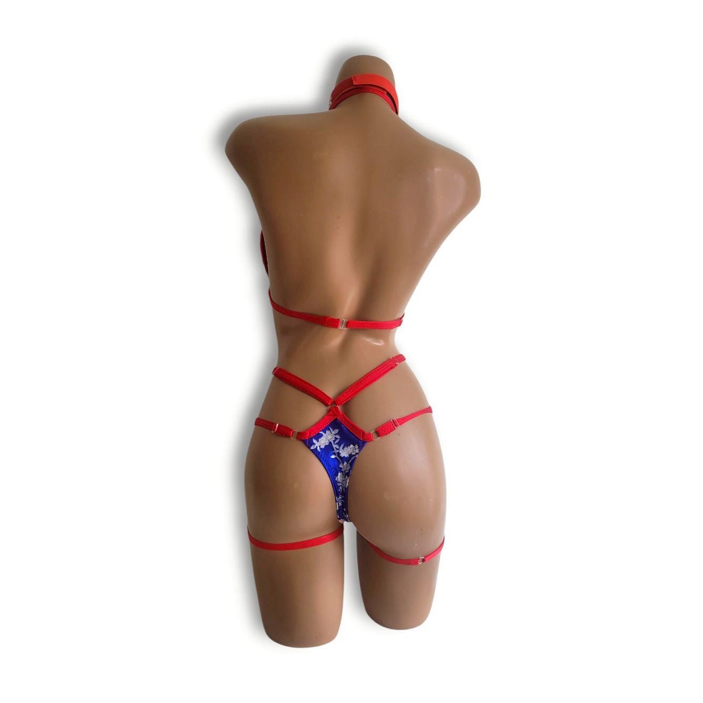 和柄ハイウエストビキニ