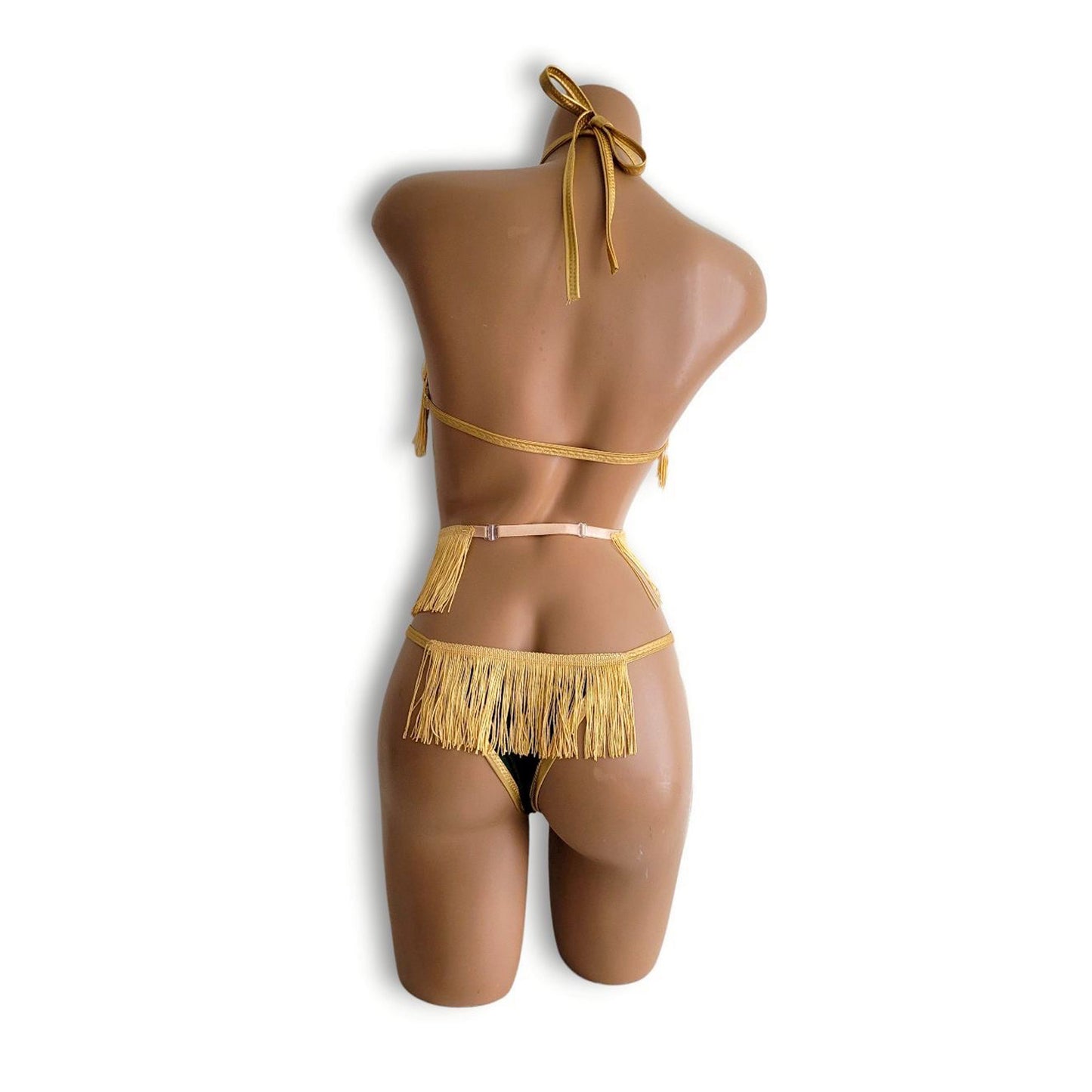 緑フリンジテディ