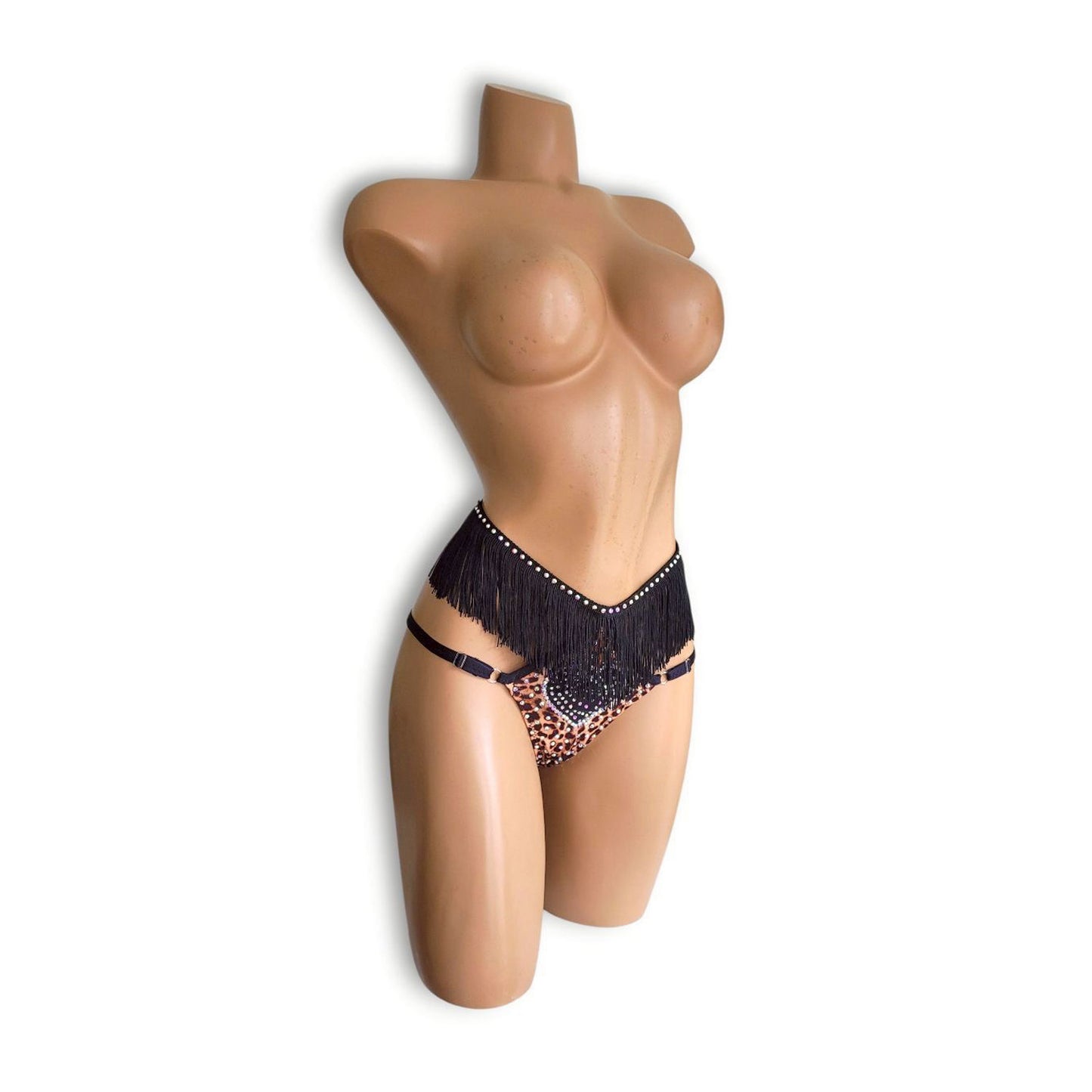 黒レオパードビキニセット