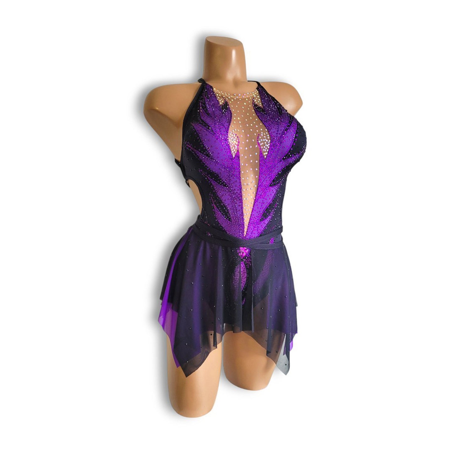 Maleficent Leotard and Skirt Set