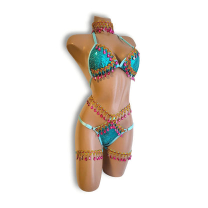 ミントアラビアンハイウエストビキニ（ハーフバック）