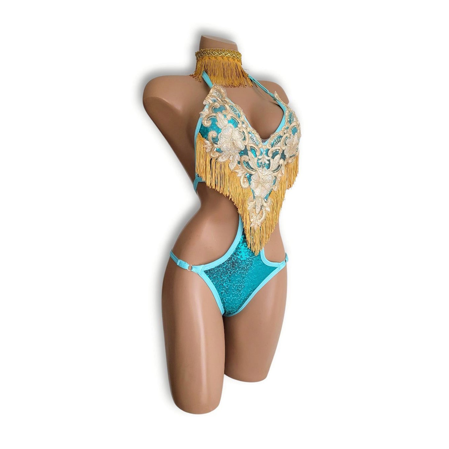 ミントモチーフフリンジテディ