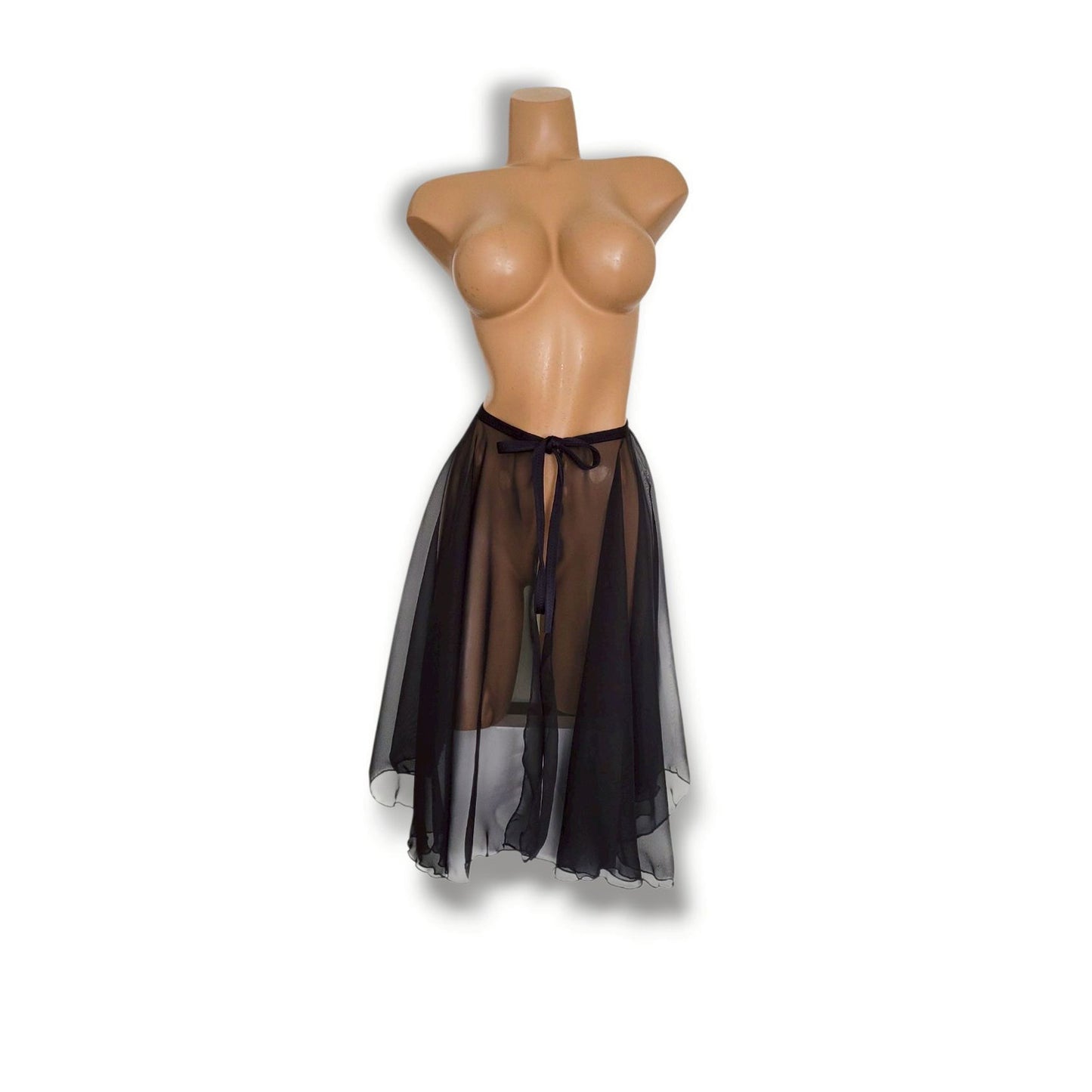 赤黒和柄ハイウエストスカートセット