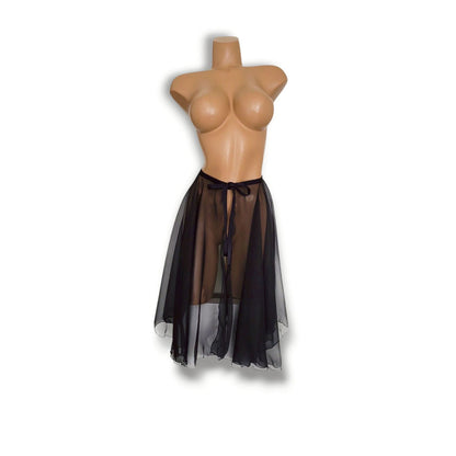 赤黒和柄ハイウエストスカートセット